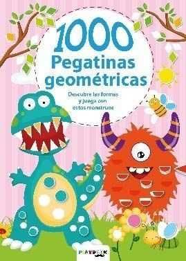 1000 PEGATINAS GEOMETRICAS MONSTRUO