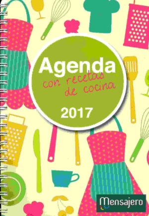 AGENDA CON RECETAS DE COCINA MENSAJ