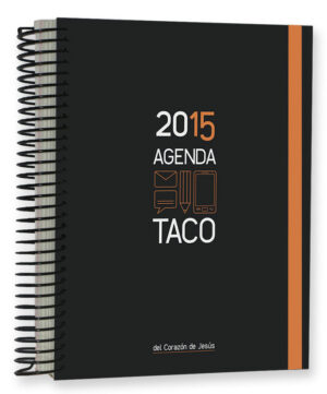 AGENDA TACO CORAZON DE JESUS NARANJ