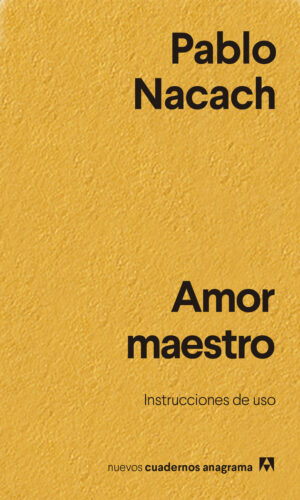 AMOR MAESTRO CUADERNOS ANAGRAMA