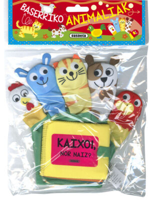 BASERRIKO ANIMALIAK LIBRO MARIONETA