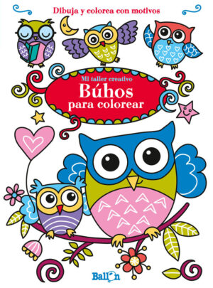 BUHOS PARA COLOREAR