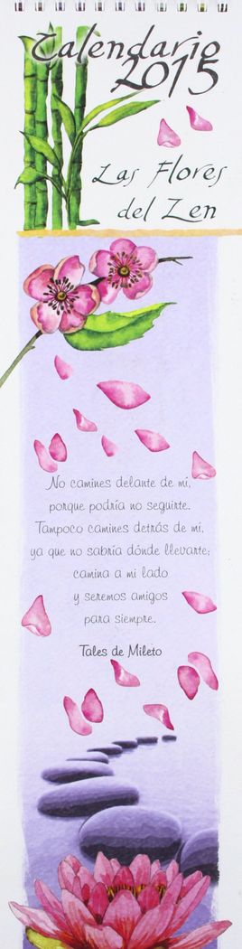 CALENDARIO LAS FLORES DEL ZEN