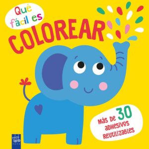 QUE FACIL ES COLOREAR ELEFANTE