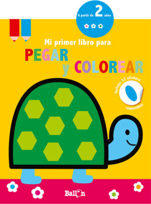 TORTUGA MI PRIMER LIBRO PEGAR Y COL