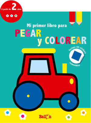 TRACTOR MI PRIMER LIBRO PEGAR Y COL