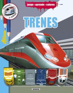 TRENES JUEGA APRENDE COLOREA