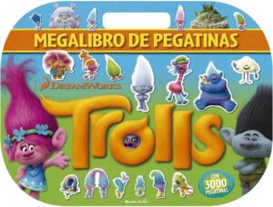 TROLLS MEGALIBRO DE PEGATINAS