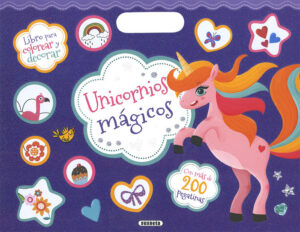 UNICORNIOS MAGICOS COLOREA Y PEGA V