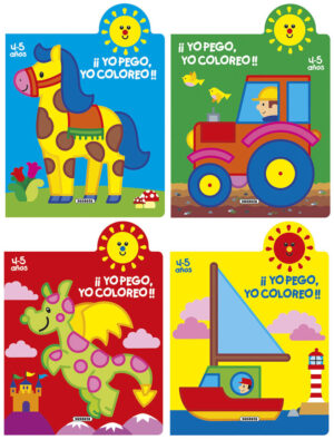 YO PEGO YO COLOREO 4-6 AÑOS SUSAETA